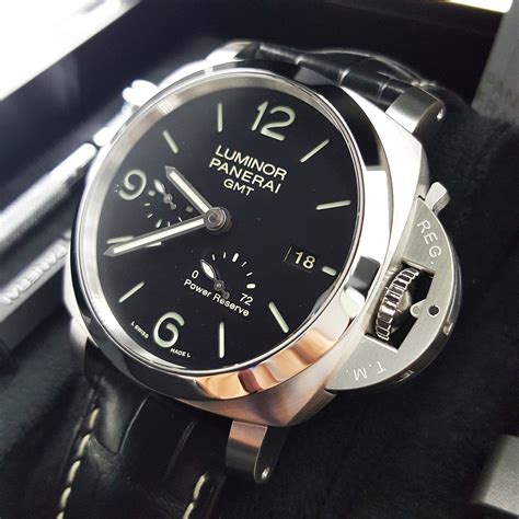 luminor panerai automatic power reserve watch|Panerai Luminor 1950 gmt.